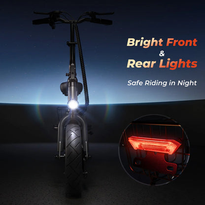 iScooter F3 1000W Motor Electric Scooter with Seat