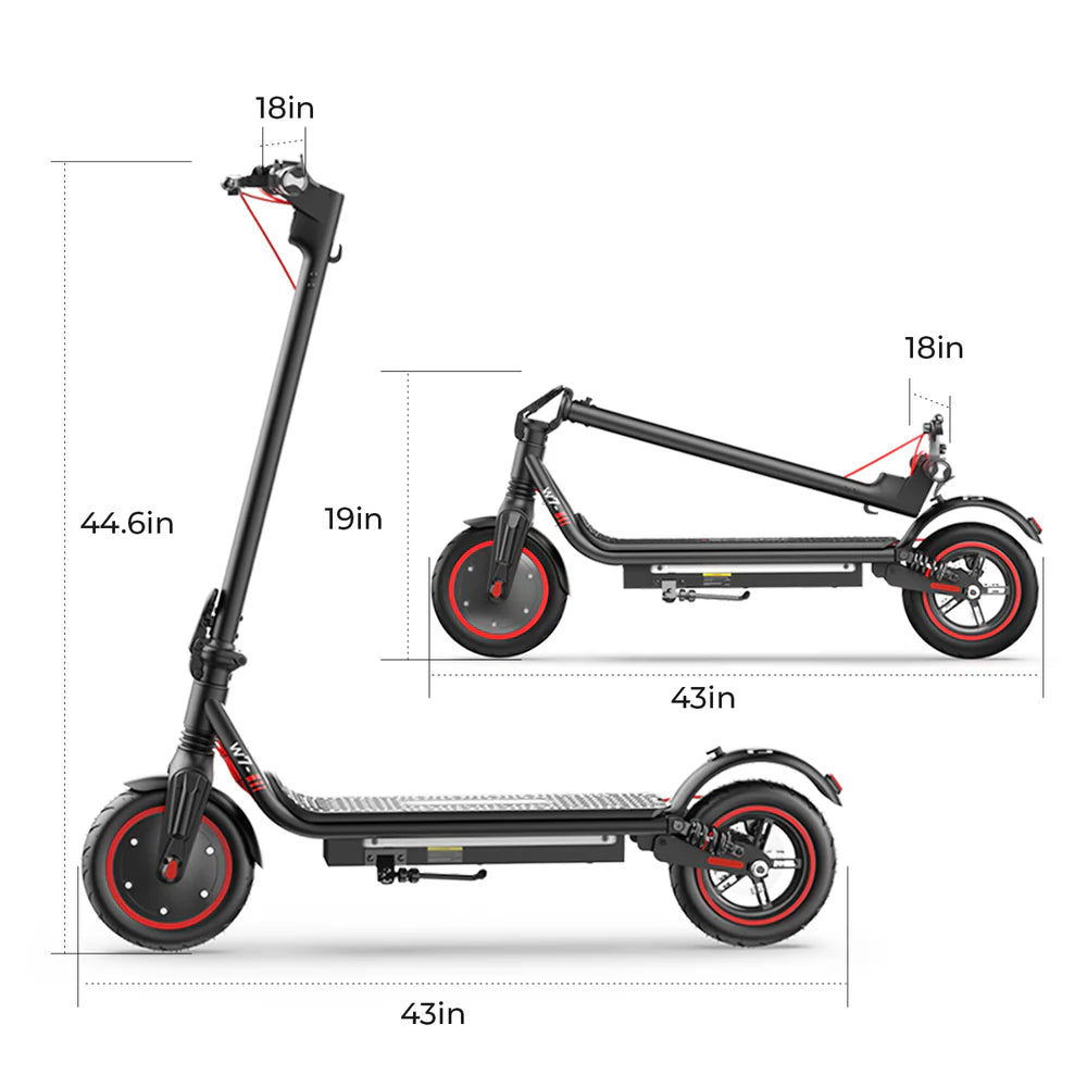 iScooter W7 350W Commuting Electric Scooter for Adults