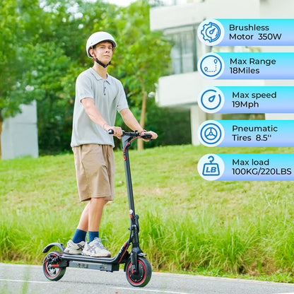 iScooter W7 350W Commuting Electric Scooter for Adults