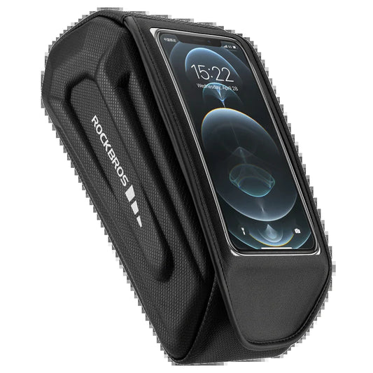 Bike Bag 1.7L Phone Bag Waterproof Front Frame Cycling Bag Touch Screen Case Holder Hard Shell Bike Bag Mtb Accessories