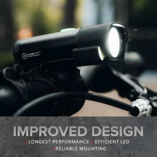BX-300 USB Rechargeable LED Bike Light Set Front and Back Cycling Safety Lights Best Headlight with New DUO-120 USB Tail Light for Adults Kids Men Women