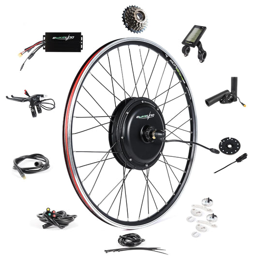48V Front Hub Motor E-Bike Conversion Kit – 500W / 750W / 1200W / 1500W (700C Wheel)
