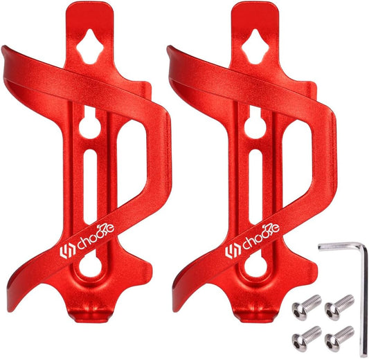 Bike Water Bottle Holder,Aluminum Bicycle Water Bottle Cage for Road Bikes Mountain Bikes 2-Pack