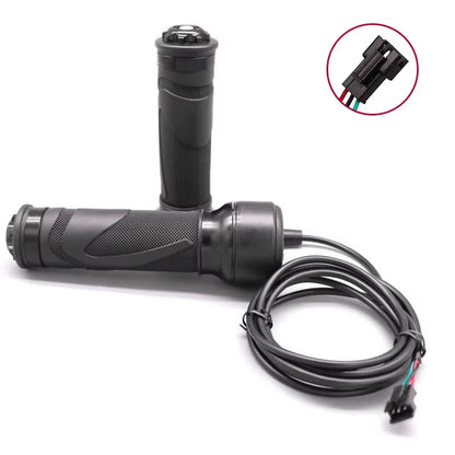 Electric Bike Throttle Grip 24V 36V 48V Waterproof Connector E Bike Twist Throttle for Bafang Motor Electric Bicycle Accessories