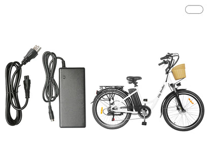 NAKTO Electric Bike Charger – Compatible with Camel, Elegance, Cruiser, Classic, Fashion, Mini Cruiser, Pony, City Stroller
