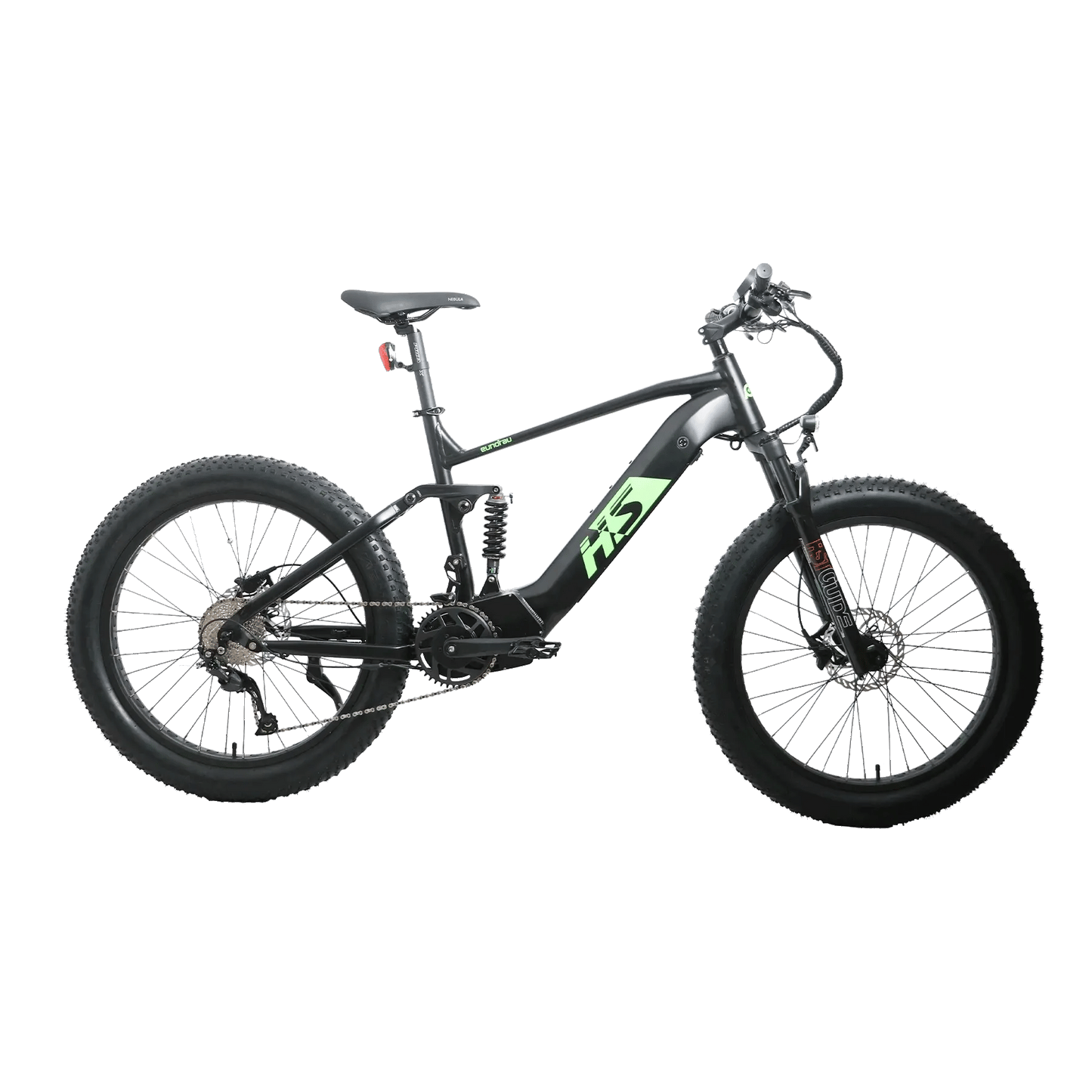 EURONAU FAT-HS Electric Mountain Bike – 1000W Full Suspension Fat Tire eBike