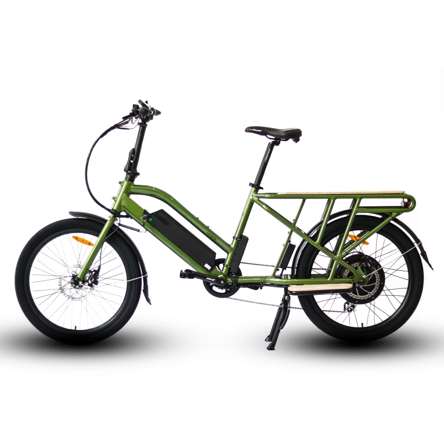 EUNORAU MAX-CARGO Electric Bike – 750W Long-Tail Utility eBike