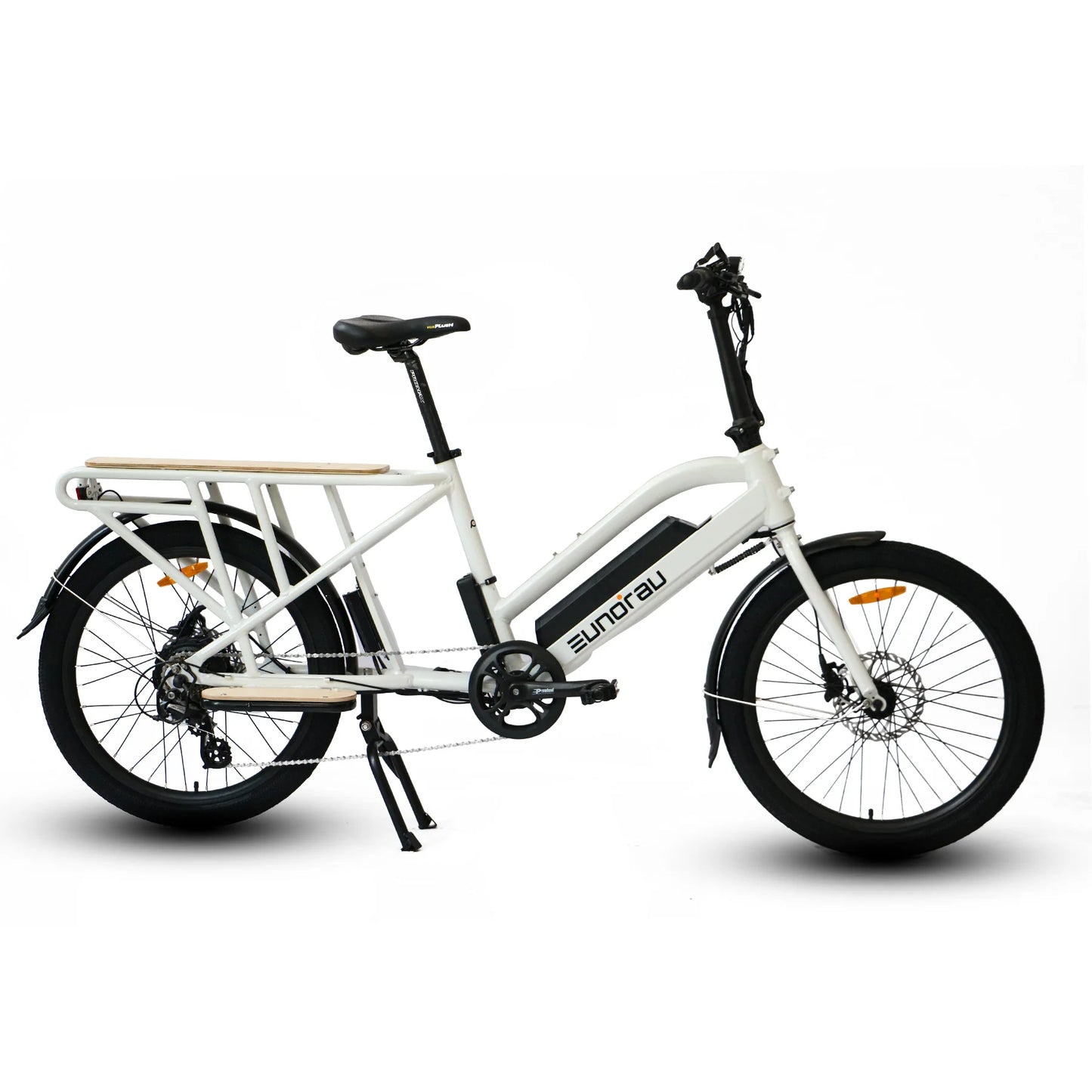 EUNORAU MAX-CARGO Electric Bike – 750W Long-Tail Utility eBike