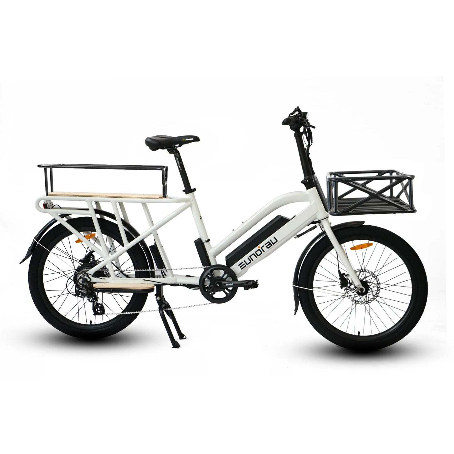 EUNORAU MAX-CARGO Electric Bike – 750W Long-Tail Utility eBike