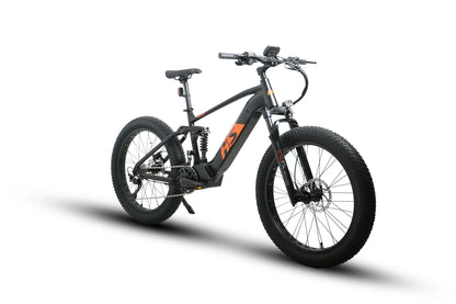EURONAU FAT-HS Electric Mountain Bike – 1000W Full Suspension Fat Tire eBike