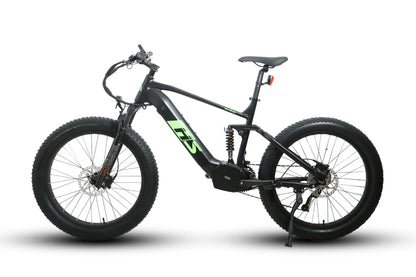 EURONAU FAT-HS Electric Mountain Bike – 1000W Full Suspension Fat Tire eBike