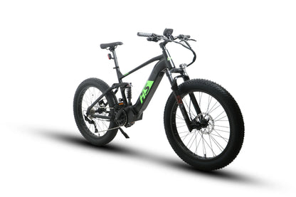 EURONAU FAT-HS Electric Mountain Bike – 1000W Full Suspension Fat Tire eBike