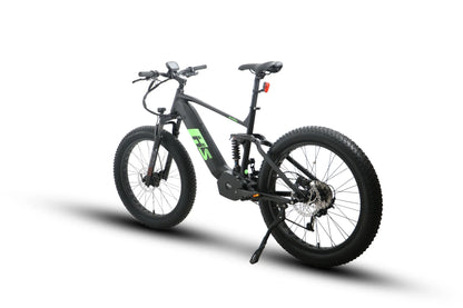 EURONAU FAT-HS Electric Mountain Bike – 1000W Full Suspension Fat Tire eBike