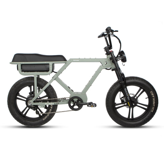 EUNORAU Flash Lite 2.0 fat tire electric bike in Lunar Dust