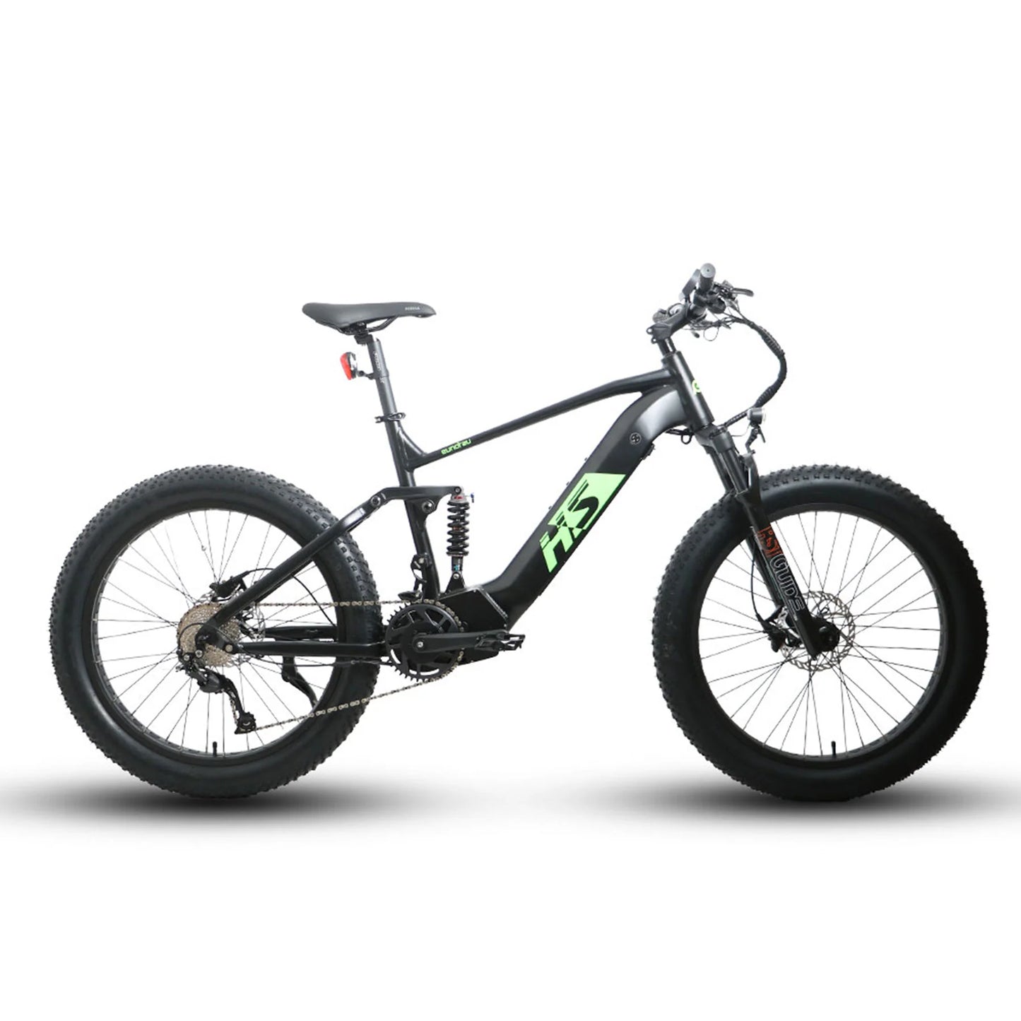 EURONAU FAT-HS Electric Mountain Bike – 1000W Full Suspension Fat Tire eBike