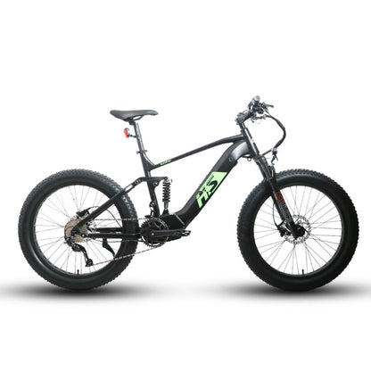 EURONAU FAT-HS Electric Mountain Bike – 1000W Full Suspension Fat Tire eBike