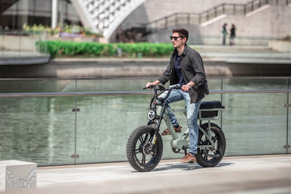 EUNORAU Flash AWD Electric Bike – Dual Motor 1000W Urban Cruiser eBike