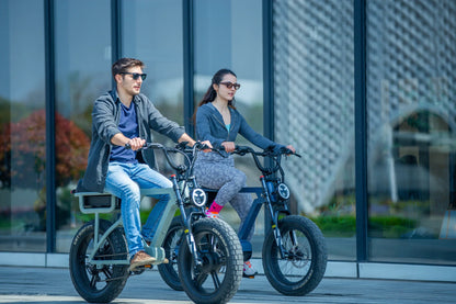 EUNORAU Flash AWD Electric Bike – Dual Motor 1000W Urban Cruiser eBike