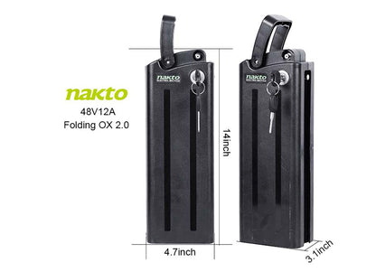 Replacement battery for NAKTO Folding OX 2.0