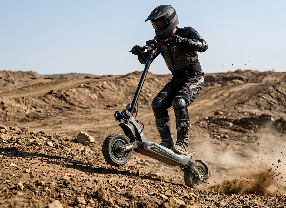 isinwheel GT4 48V 20Ah electric scooter battery and deck