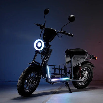 isinwheel H7Pro 1200W High-End Commuting Electric Scooter with Seat
