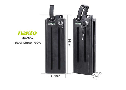 Ebike Battery Replacement for NAKTO Super Cruiser