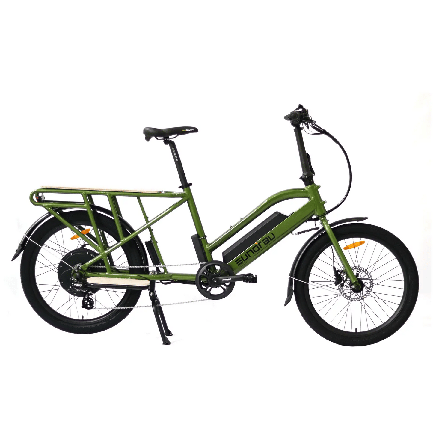 EUNORAU MAX-CARGO Electric Bike – 750W Long-Tail Utility eBike