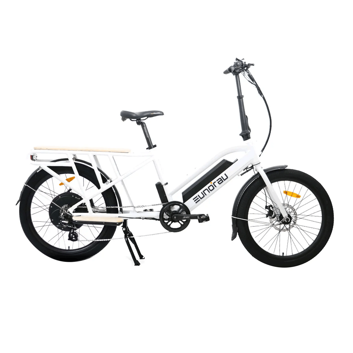 EUNORAU MAX-CARGO Electric Bike – 750W Long-Tail Utility eBike
