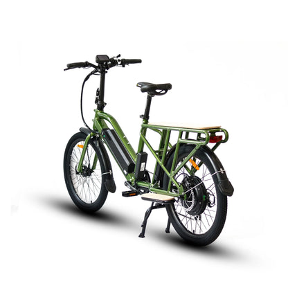 EUNORAU MAX-CARGO Electric Bike – 750W Long-Tail Utility eBike