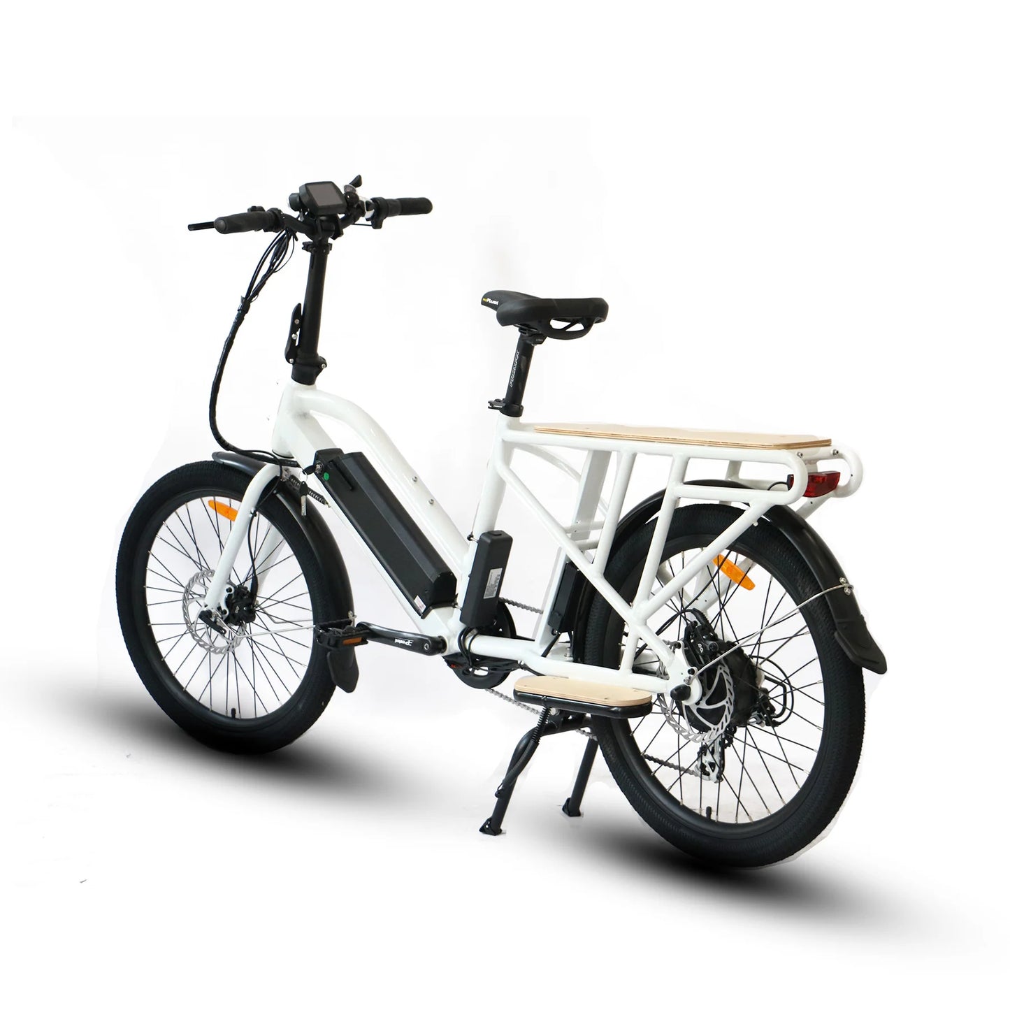 EUNORAU MAX-CARGO Electric Bike – 750W Long-Tail Utility eBike