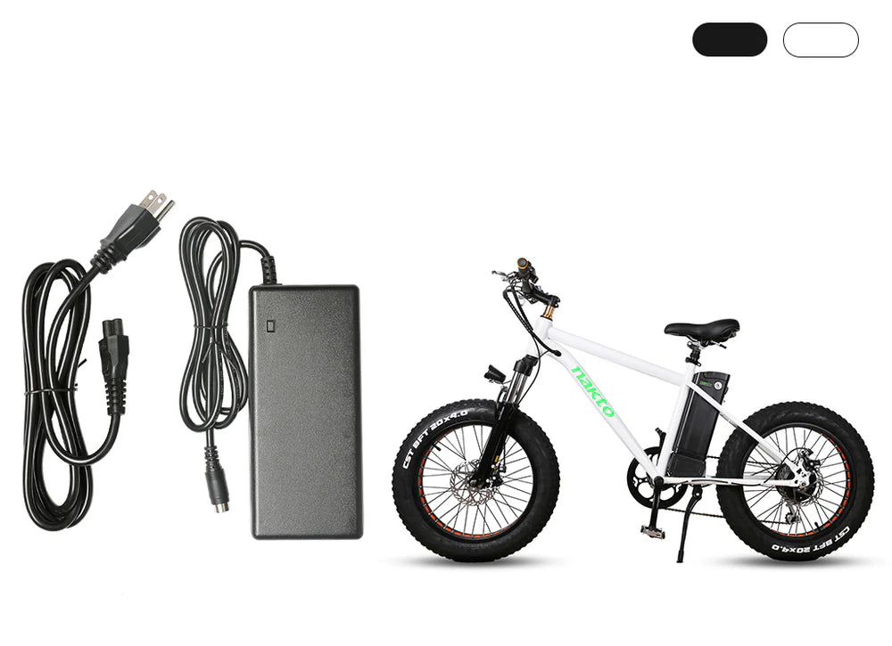 NAKTO Electric Bike Charger – Compatible with Camel, Elegance, Cruiser, Classic, Fashion, Mini Cruiser, Pony, City Stroller