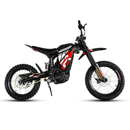 EUNORAU R1-17 compact electric dirt bike in Black