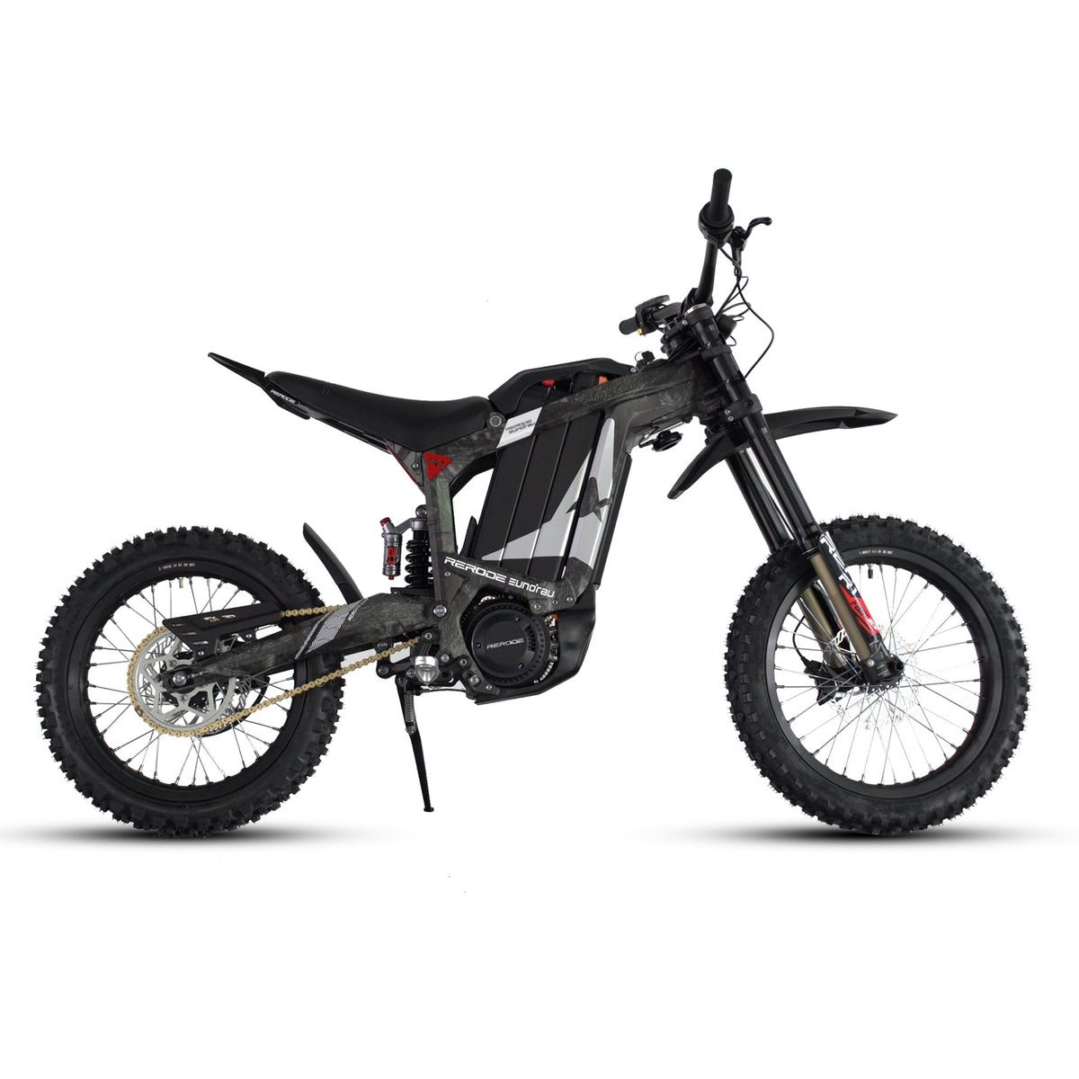 EUNORAU R1-17 compact electric dirt bike in Camo