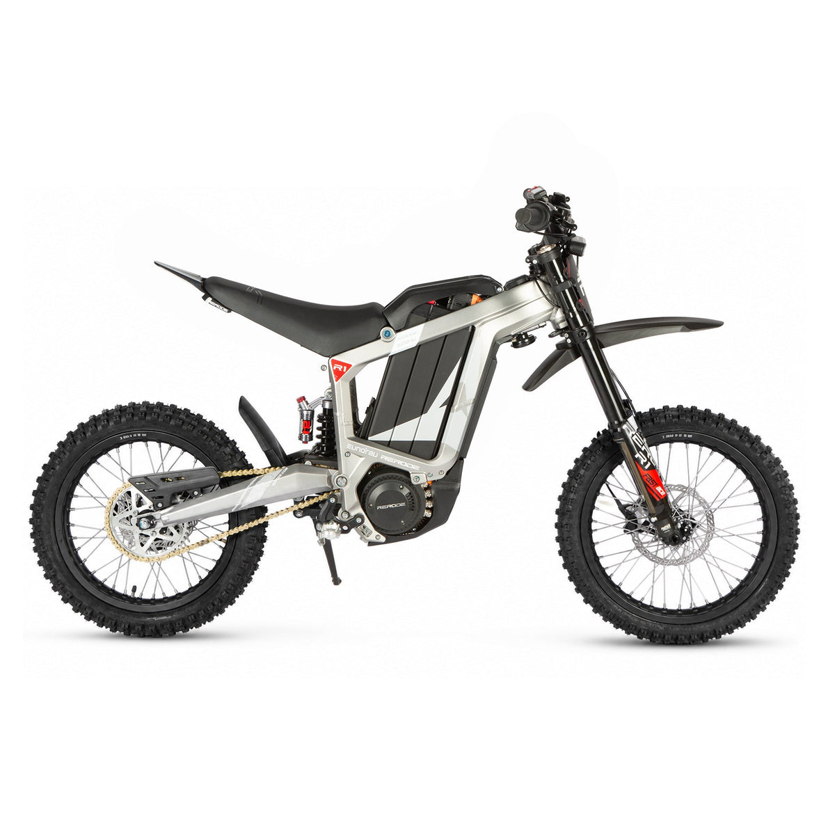 EUNORAU R1-17 compact electric dirt bike in Silver