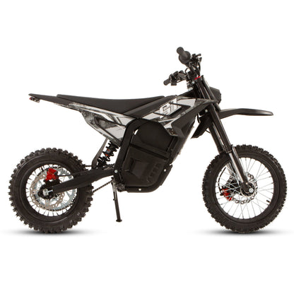 EUNORAU S1 electric dirt bike in Camouflage, side view