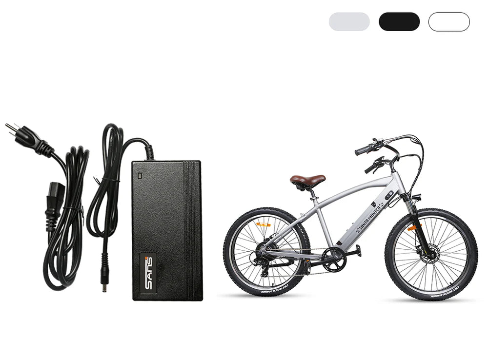 NAKTO Electric Bike Charger – Compatible with Discovery, Santa Monica