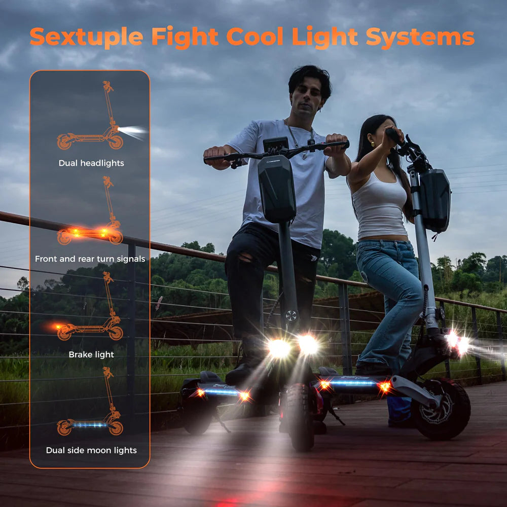 Circooter Raptor Pro Peak 2000W Dual Motor Off-Road Electric Scooter