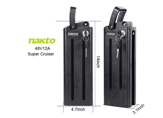 Ebike Battery Replacement for NAKTO Super Cruiser