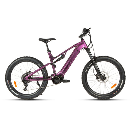 EUNORAU URUS 2.0 electric mountain bike in Amethyst