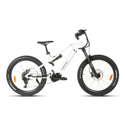 EUNORAU URUS 2.0 electric mountain bike in Cloud White