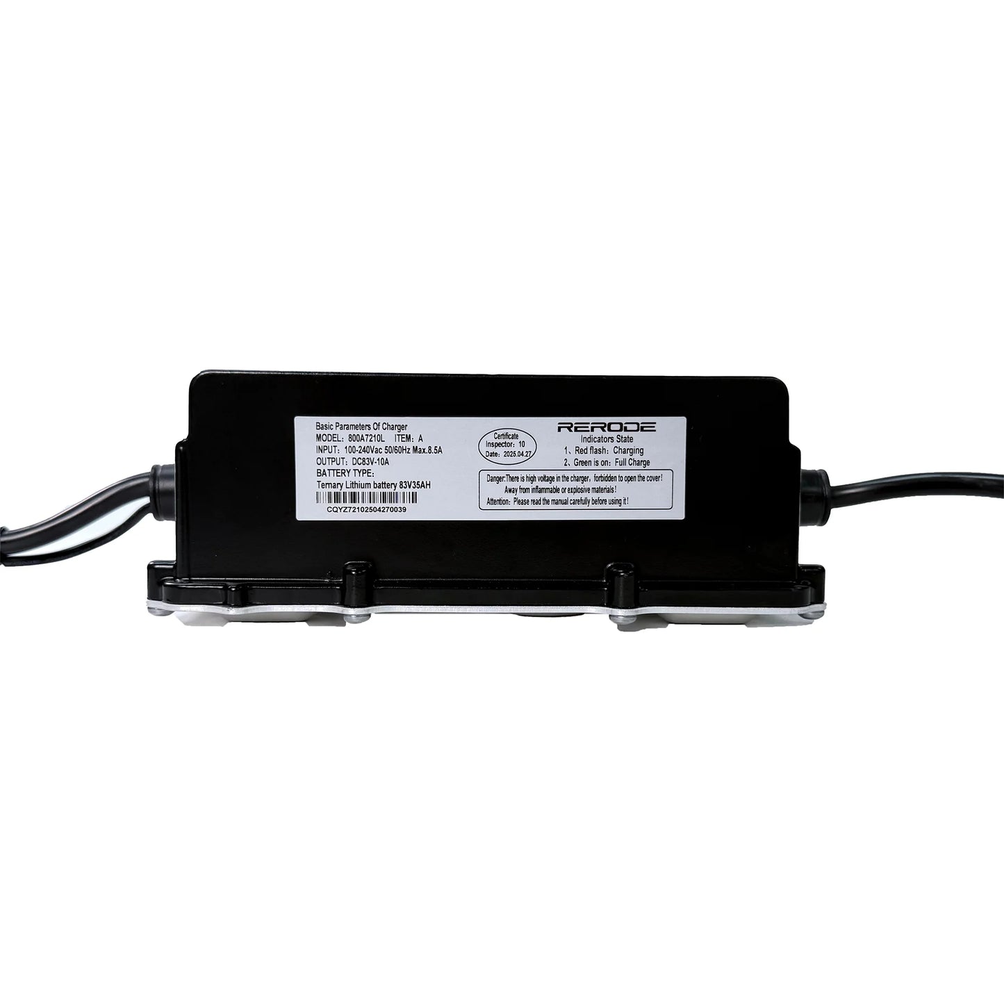 Eunorau 72V10A R1 Fast Charger
