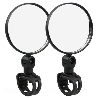 Universal Bicycle Rearview Mirror Adjustable Rotate Wide-Angle Cycling Handlebar Rear View Mirrors for MTB Road Bike Accessories