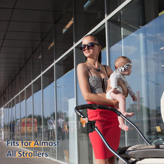 Universal Cup Bottle Phone Holder for Wheelchair Stroller Walker Bike Scooter