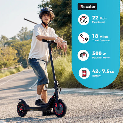iScooter i9 Series Foldable Commuting Electric Scooter
