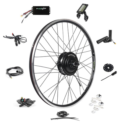 48V Front Hub Motor E-Bike Conversion Kit – 500W / 750W / 1200W / 1500W (700C Wheel)
