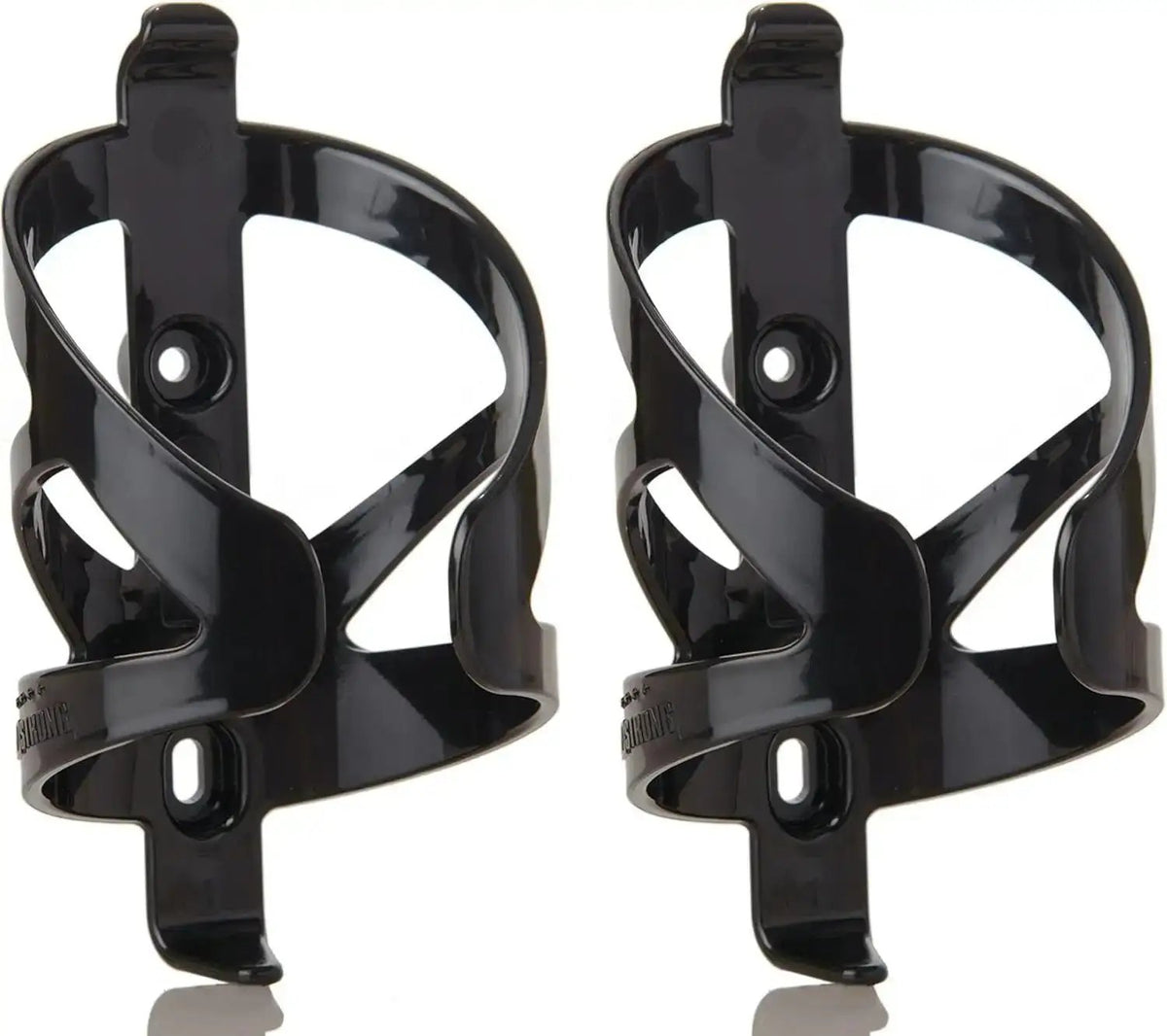 Bike Bottle Holder & Bottle Combo – 2-Pack (22oz Sports Squeeze Bottles + Easy-Install Cage)EvolveRide