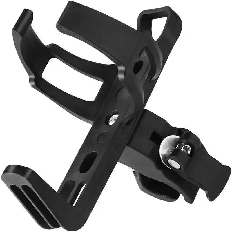 Universal bike water bottle holder, no screws, 360 degree rotatable, black