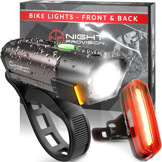 BX-300 bike headlight with DUO-120 USB rechargeable tail light set
