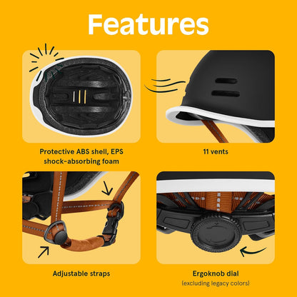 Remi Adult Bike Helmet for Men & Women - Bicycle Helmet for Commuting, Road Biking, Skating with Adjustable Dial