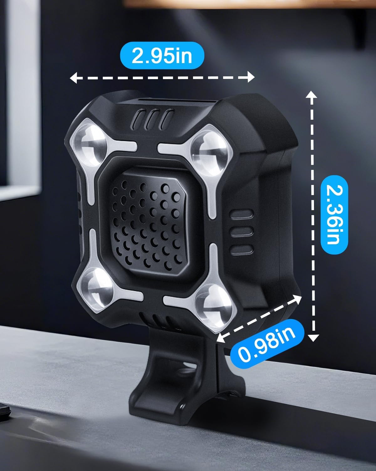 2-in-1 bike horn with headlight, USB-C rechargeable – photo 8